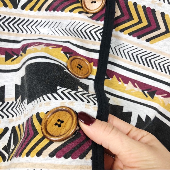 Volcom Baba Black Sheep Sherpa Aztec Jacket - Picture 4 of 7